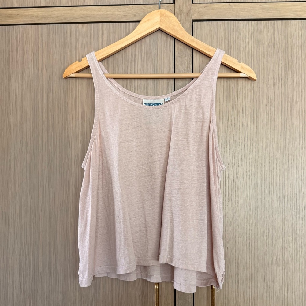 Jungmaven Blush Sleeveless crop Tank